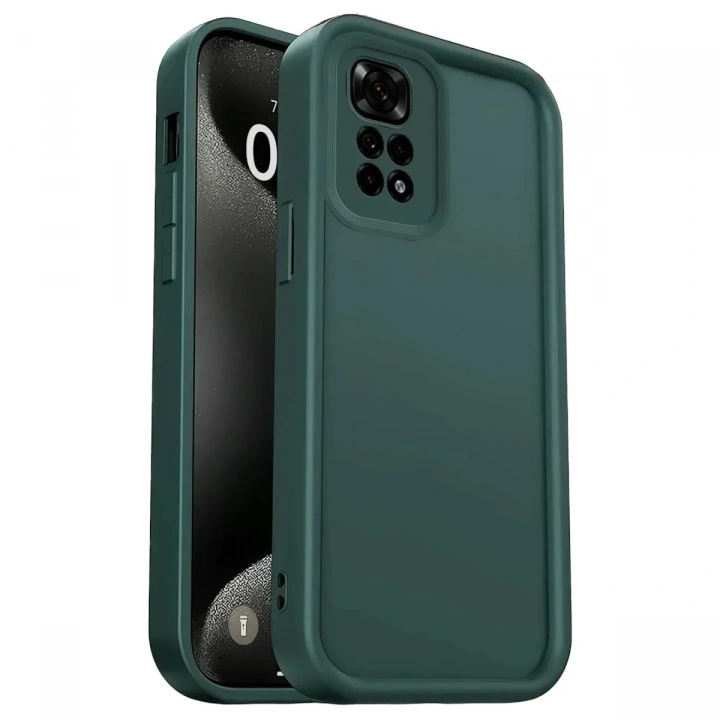 Mey İthalat®   Redmi 10 2022 Kılıf Viera Silikon - Koyu Yeşil