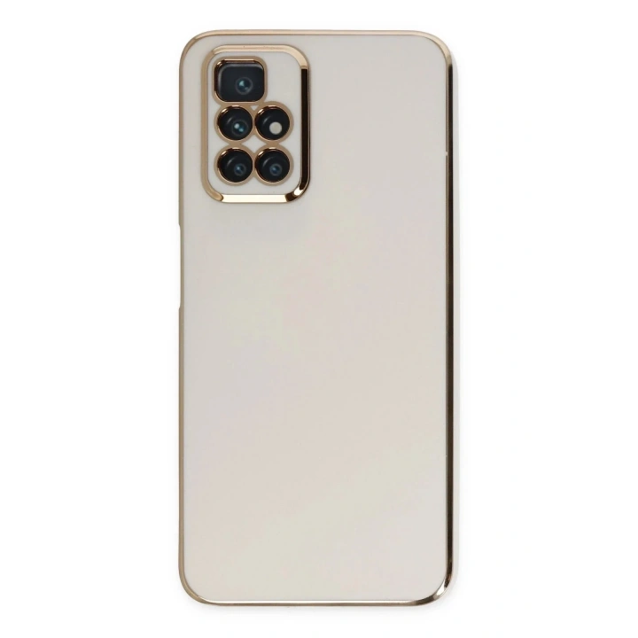 Mey İthalat®   Redmi 10 2022 Kılıf Volet Silikon - Beyaz