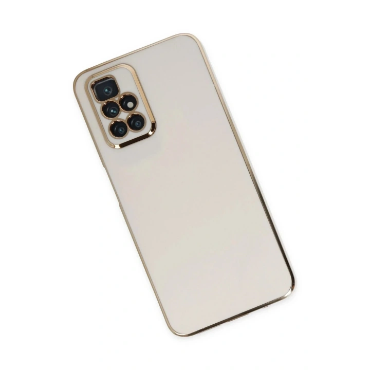 Mey İthalat®   Redmi 10 2022 Kılıf Volet Silikon - Beyaz