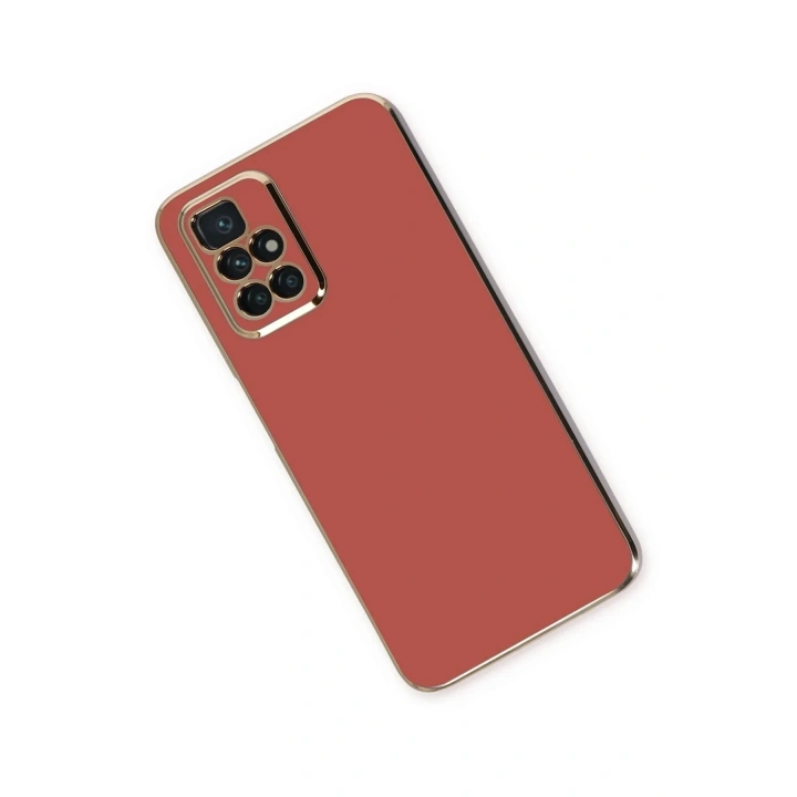 Mey İthalat®   Redmi 10 2022 Kılıf Volet Silikon - Kırmızı