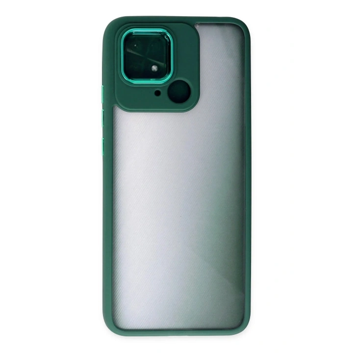 Mey İthalat®   Redmi 10C Kılıf Dora Kapak - Haki Yeşil