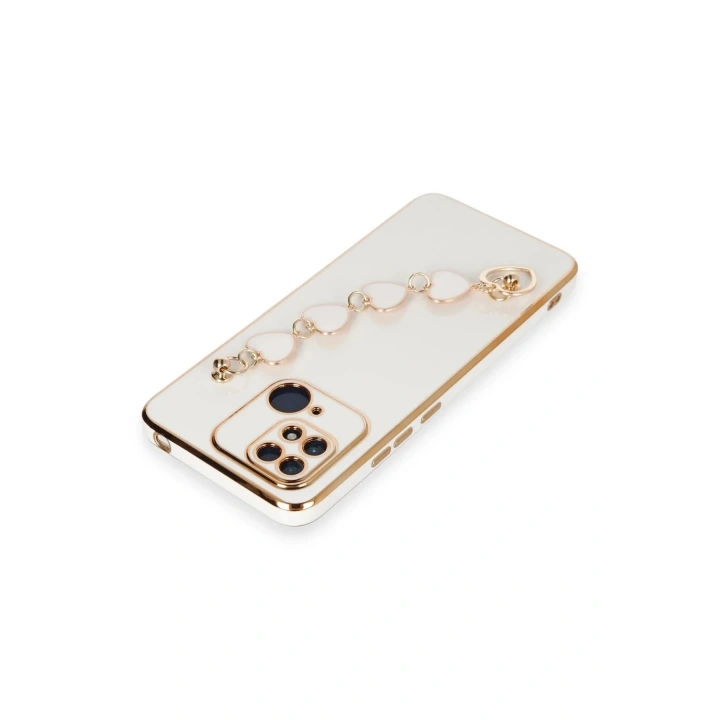 Mey İthalat®   Redmi 10C Kılıf Esila Silikon - Beyaz