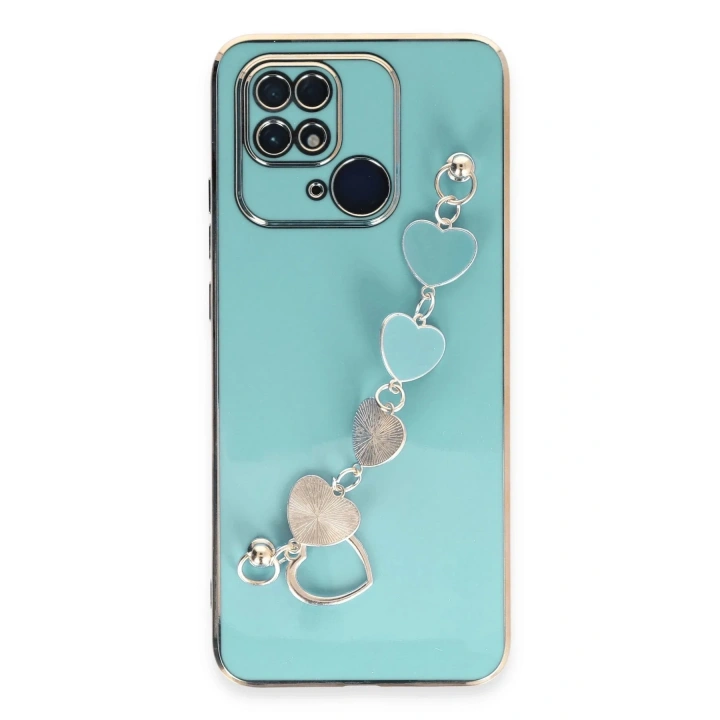 Mey İthalat®   Redmi 10C Kılıf Esila Silikon - Su Yeşili