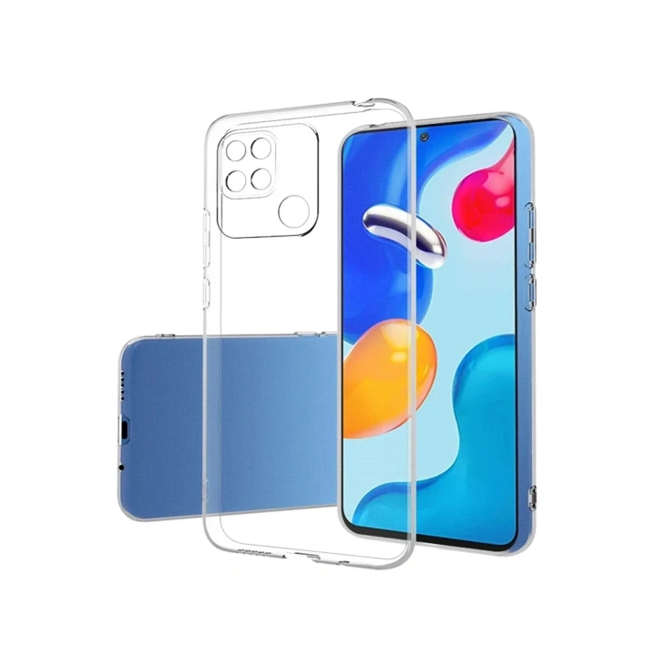 Mey İthalat®   Redmi 10C Kılıf Lüx Şeffaf Silikon