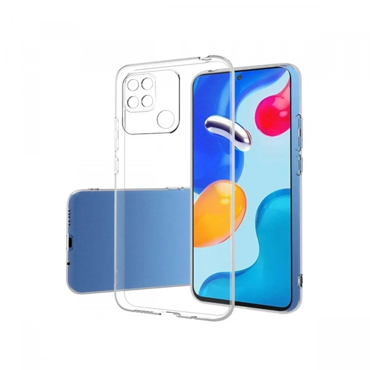Mey İthalat®   Redmi 10C Kılıf Lüx Şeffaf Silikon