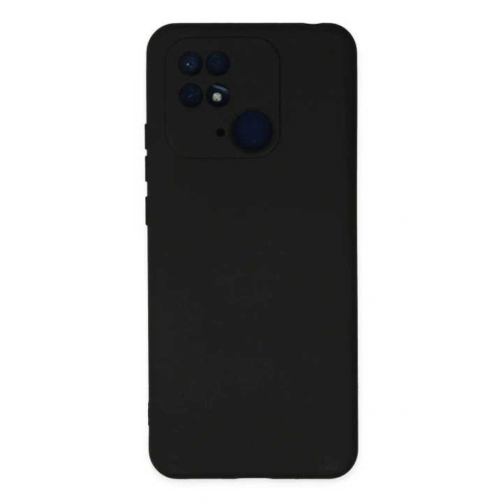 Mey İthalat®   Redmi 10C Kılıf Nano içi Kadife Silikon - Siyah