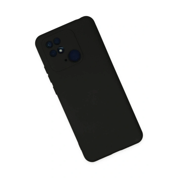 Mey İthalat®   Redmi 10C Kılıf Nano içi Kadife Silikon - Siyah