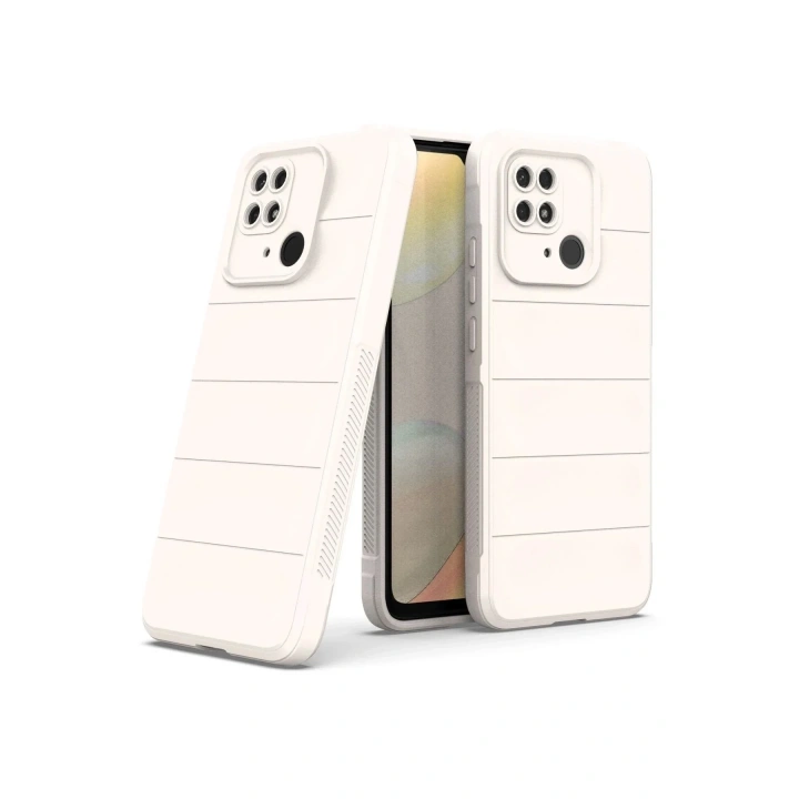 Mey İthalat®   Redmi 10C Kılıf Optimum Silikon - Krem