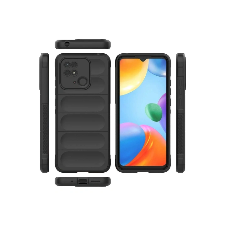 Mey İthalat®   Redmi 10C Kılıf Optimum Silikon - Siyah