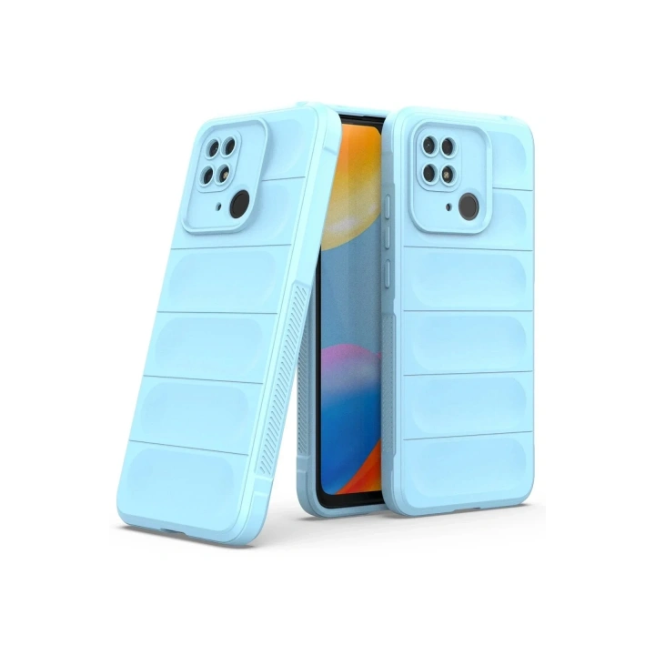 Mey İthalat®   Redmi 10C Kılıf Optimum Silikon - Sky Blue