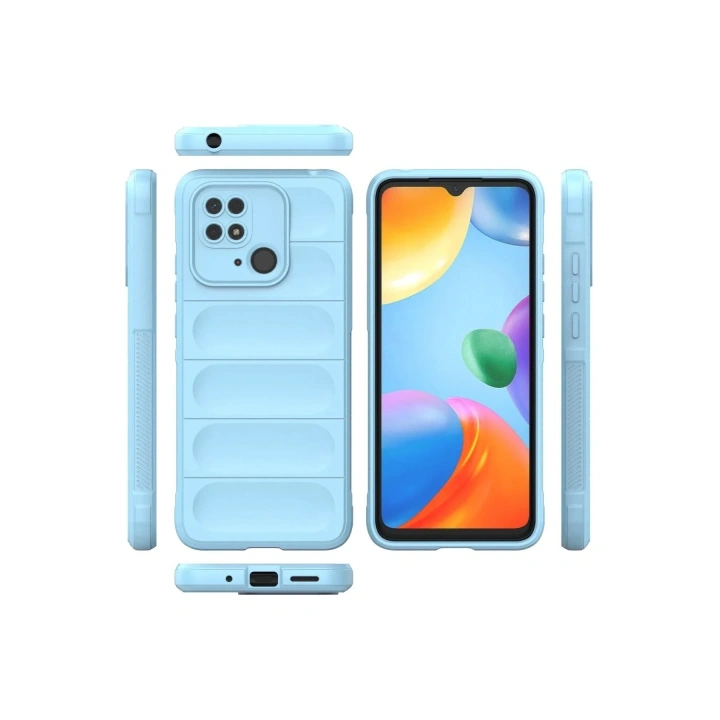 Mey İthalat®   Redmi 10C Kılıf Optimum Silikon - Sky Blue