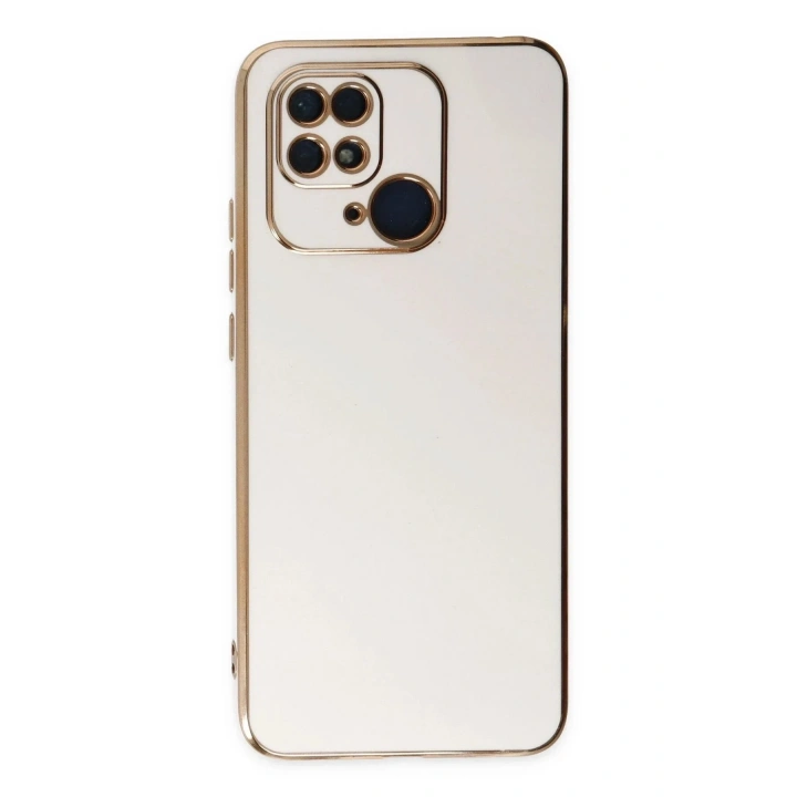 Mey İthalat®   Redmi 10C Kılıf Volet Silikon - Beyaz