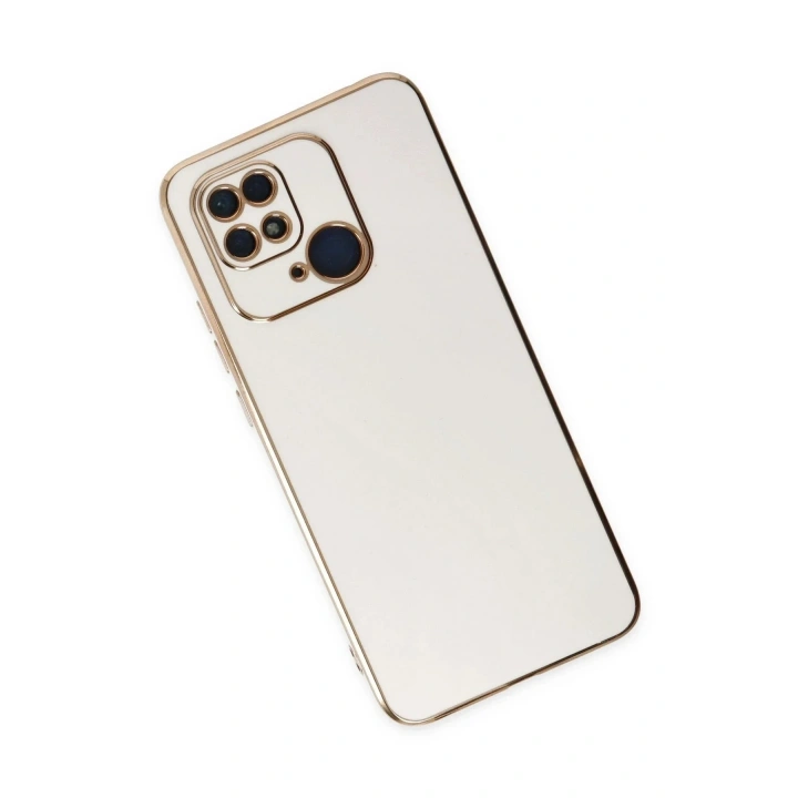 Mey İthalat®   Redmi 10C Kılıf Volet Silikon - Beyaz