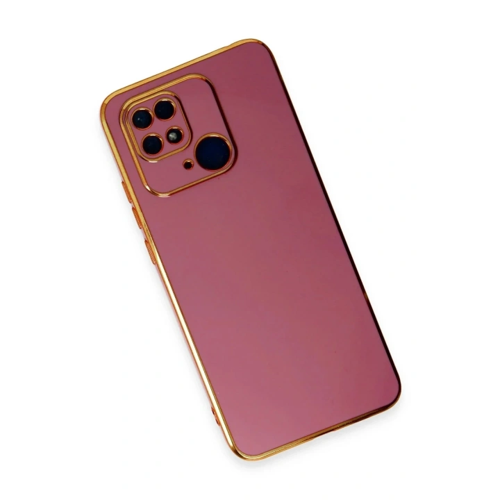 Mey İthalat®   Redmi 10C Kılıf Volet Silikon - Kırmızı