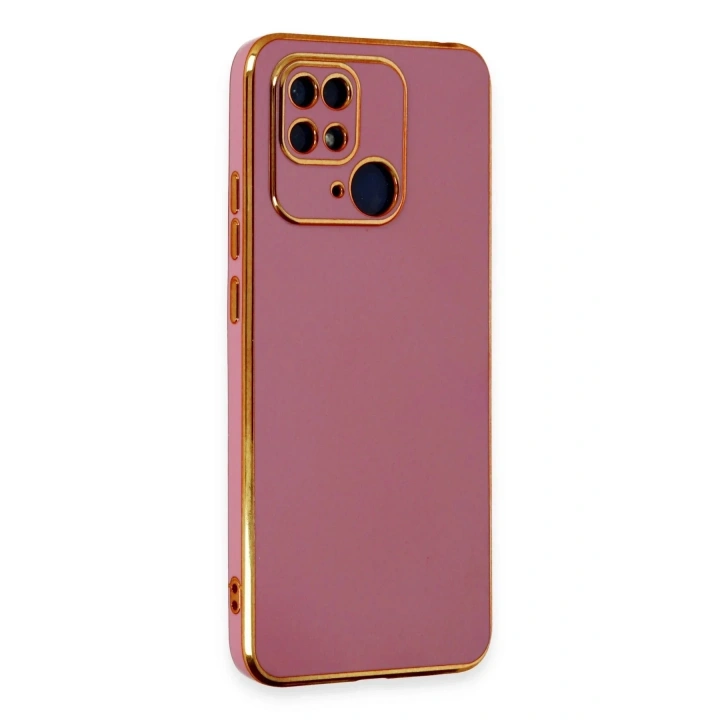 Mey İthalat®   Redmi 10C Kılıf Volet Silikon - Kırmızı