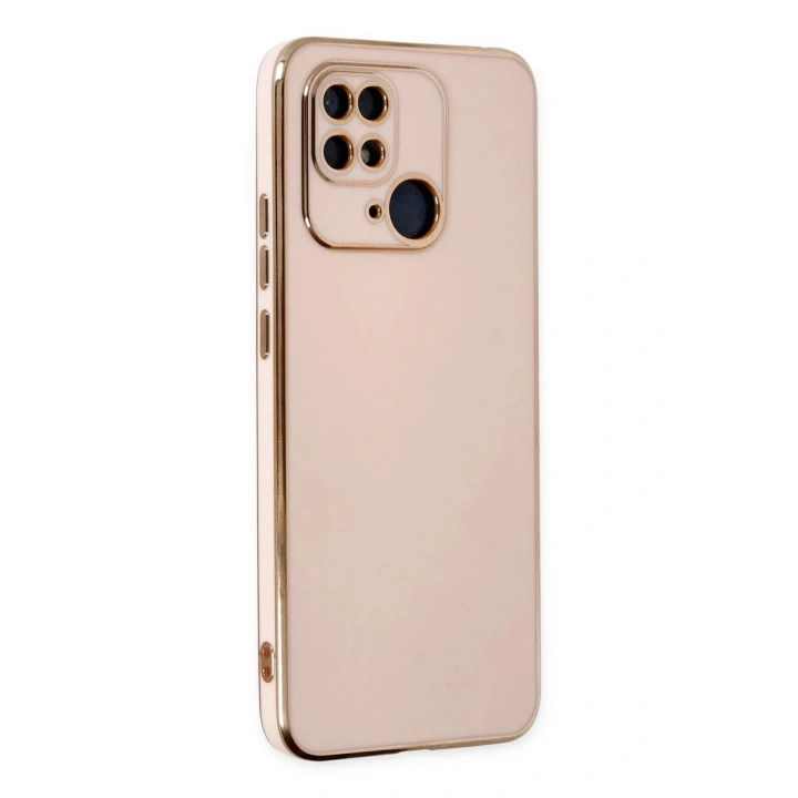 Mey İthalat®   Redmi 10C Kılıf Volet Silikon - Pembe