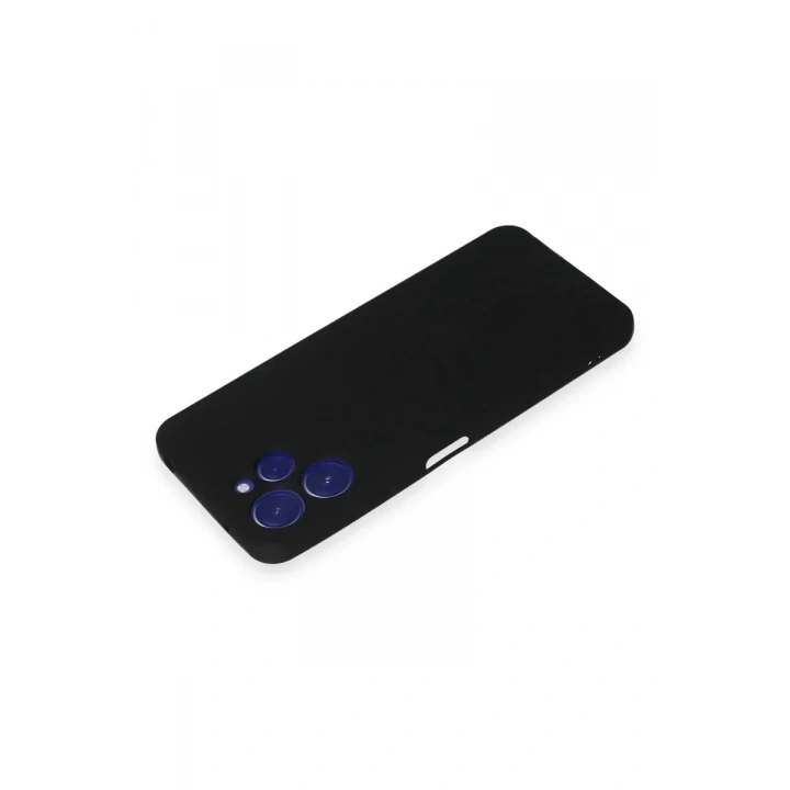 Mey İthalat®   Redmi 12 Kılıf Nano içi Kadife Silikon - Siyah