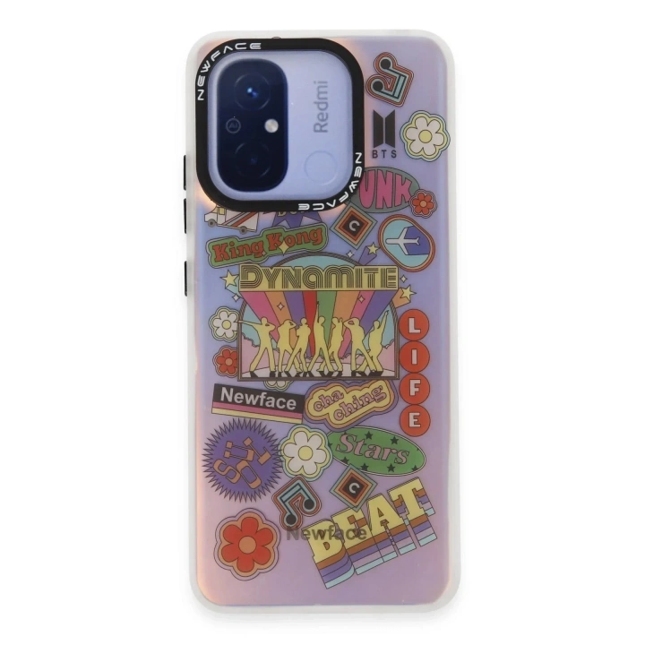 Mey İthalat®   Redmi 12C Kılıf Estoril Desenli Kapak - Estoril - 14