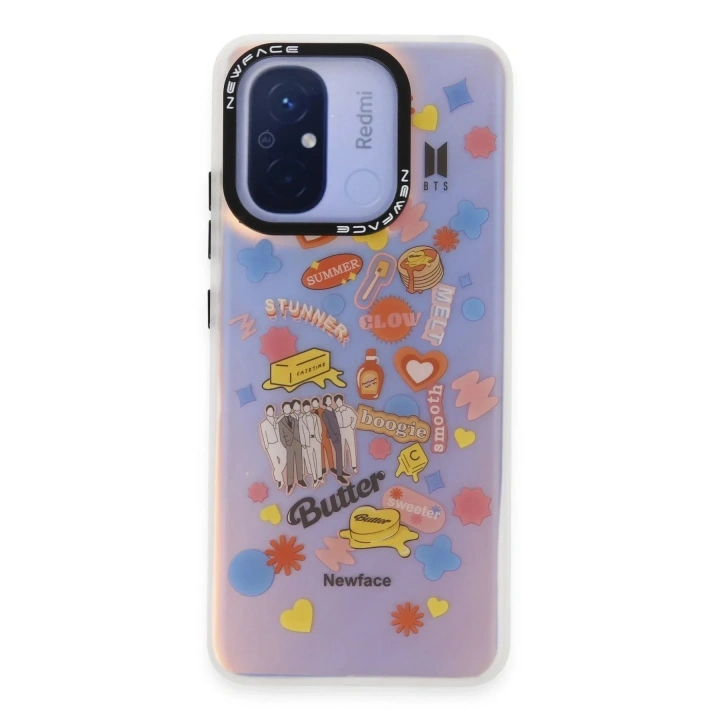 Mey İthalat®   Redmi 12C Kılıf Estoril Desenli Kapak - Estoril - 16