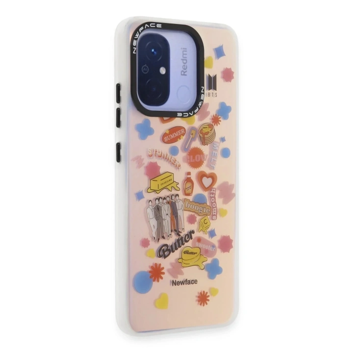 Mey İthalat®   Redmi 12C Kılıf Estoril Desenli Kapak - Estoril - 16