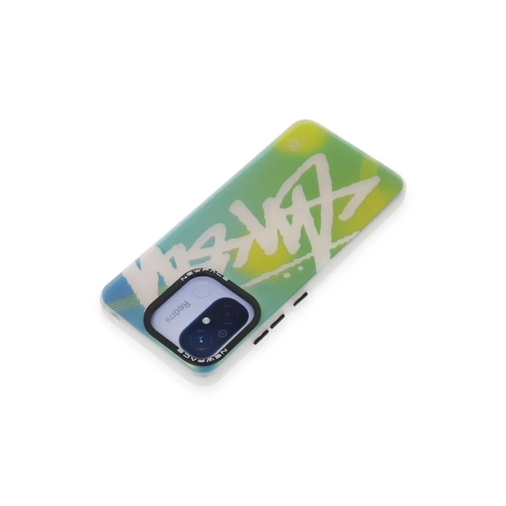 Mey İthalat®   Redmi 12C Kılıf Estoril Desenli Kapak - Estoril - 2