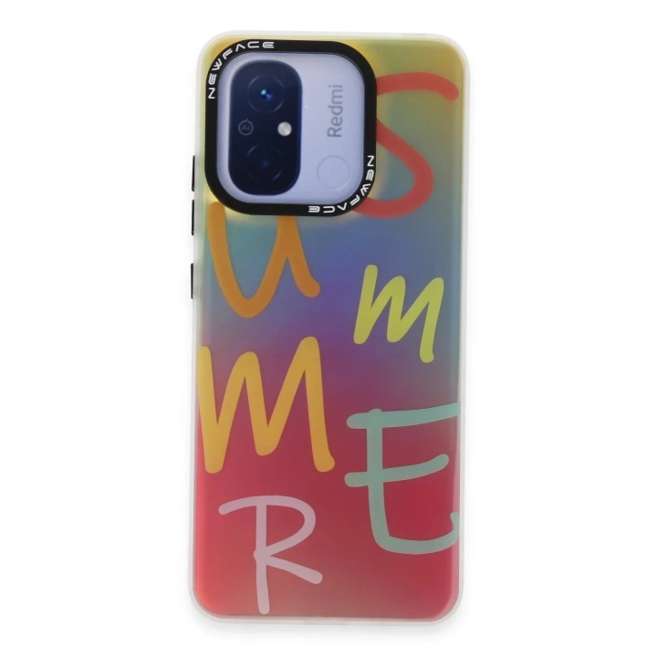 Mey İthalat®   Redmi 12C Kılıf Estoril Desenli Kapak - Estoril - 3