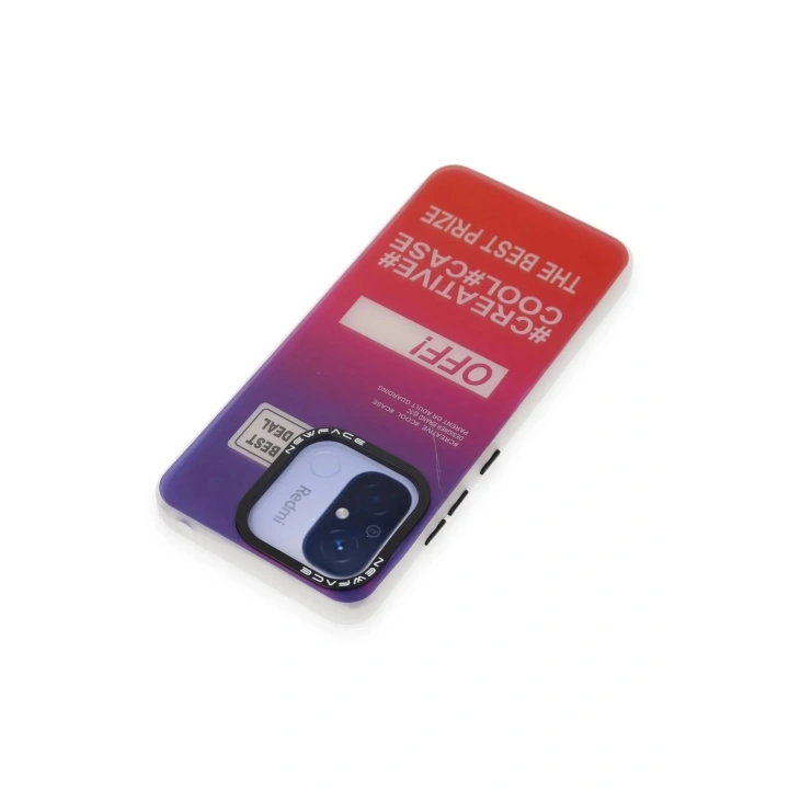 Mey İthalat®   Redmi 12C Kılıf Estoril Desenli Kapak - Estoril - 9