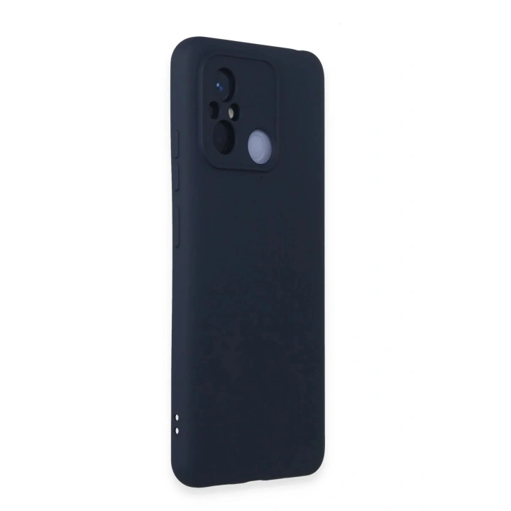 Mey İthalat®   Redmi 12C Kılıf Nano içi Kadife Silikon - Lacivert