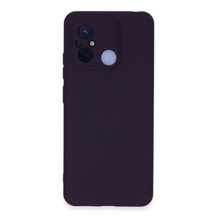 Mey İthalat®   Redmi 12C Kılıf Nano içi Kadife Silikon - Mor