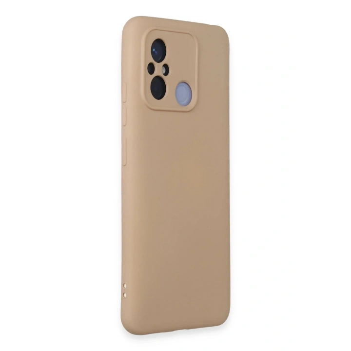 Mey İthalat®   Redmi 12C Kılıf Nano içi Kadife Silikon - Pudra