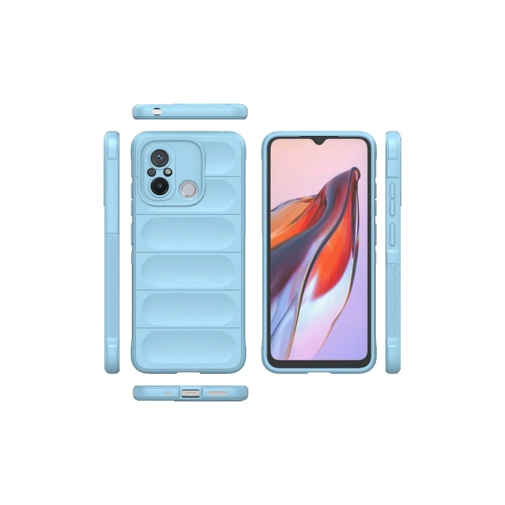 Mey İthalat®   Redmi 12C Kılıf Optimum Silikon - Sky Blue