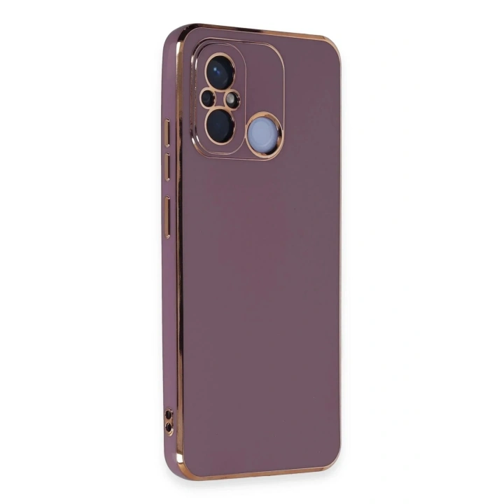 Mey İthalat®   Redmi 12C Kılıf Volet Silikon - Mor