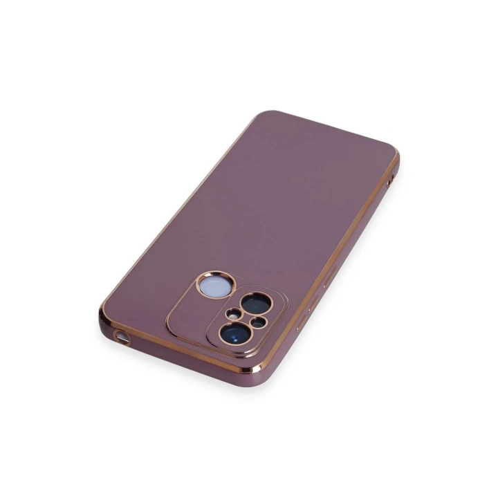 Mey İthalat®   Redmi 12C Kılıf Volet Silikon - Mor