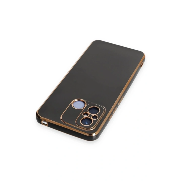 Mey İthalat®   Redmi 12C Kılıf Volet Silikon - Siyah
