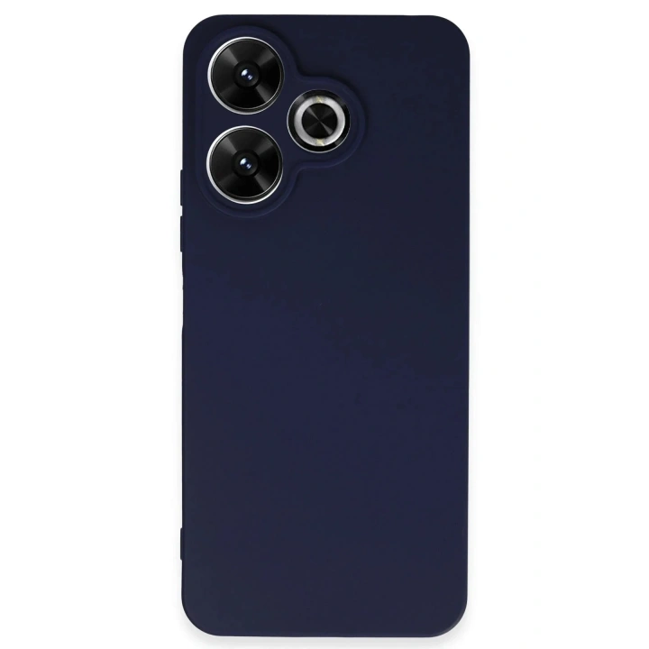 Mey İthalat®   Redmi 13 4G Kılıf First Silikon - Lacivert