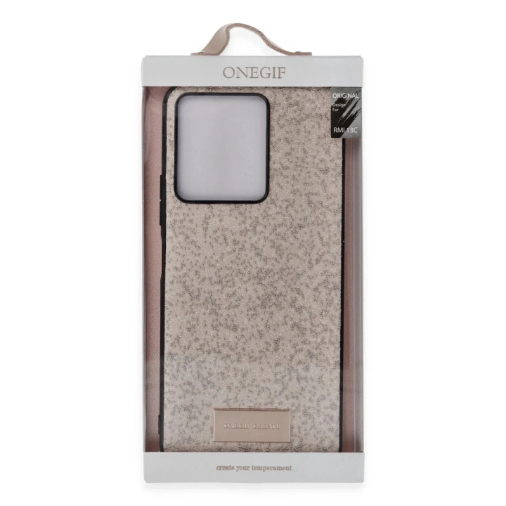 Mey İthalat®   Redmi 13C Bright Simli Kapak - Siyah
