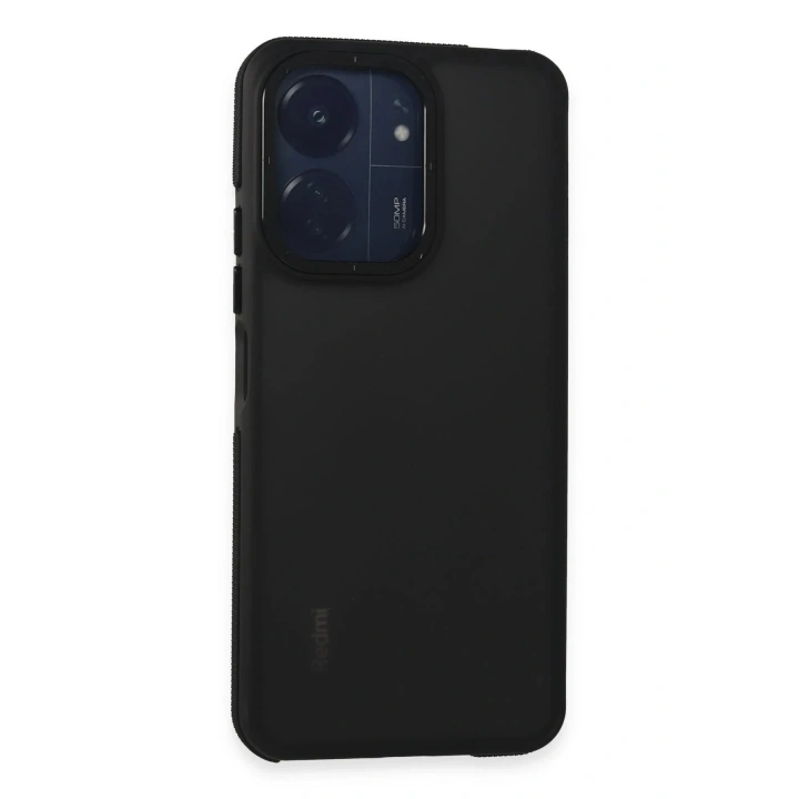 Mey İthalat®   Redmi 13C Harvel Kapak - Siyah