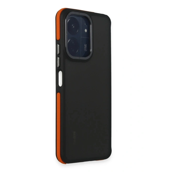 Mey İthalat®   Redmi 13C Harvel Kapak - Turuncu