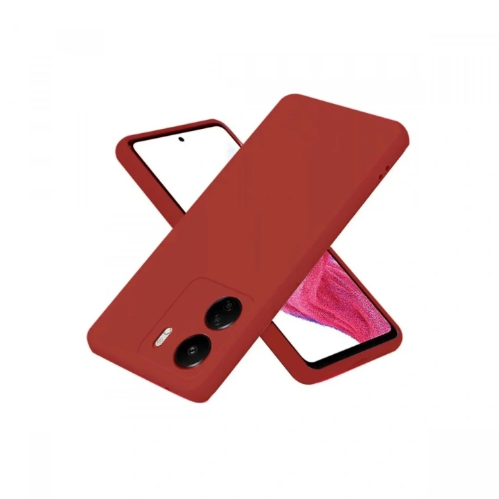 Mey İthalat®   Redmi 13C Kılıf First Silikon - Bordo