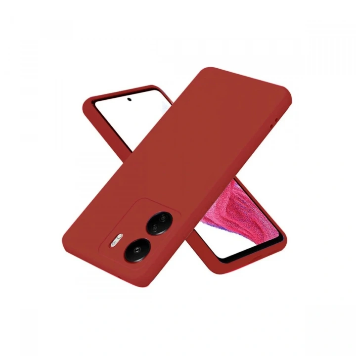 Mey İthalat®   Redmi 13C Kılıf First Silikon - Bordo