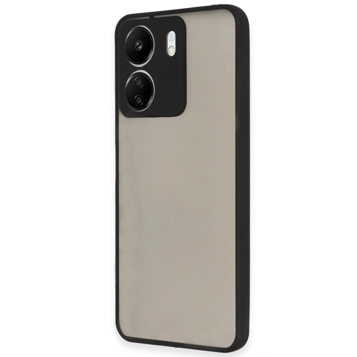 Mey İthalat®   Redmi 13C Kılıf Montreal Silikon Kapak - Siyah