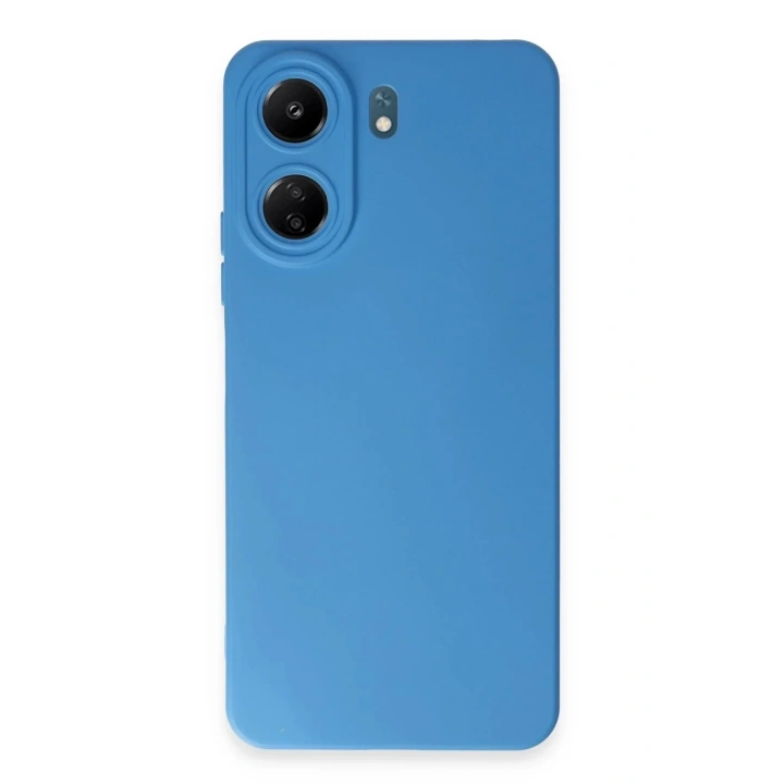 Mey İthalat®   Redmi 13C Kılıf Nano içi Kadife Silikon - Mavi