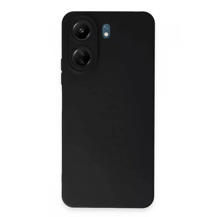 Mey İthalat®   Redmi 13C Kılıf Nano içi Kadife Silikon - Siyah