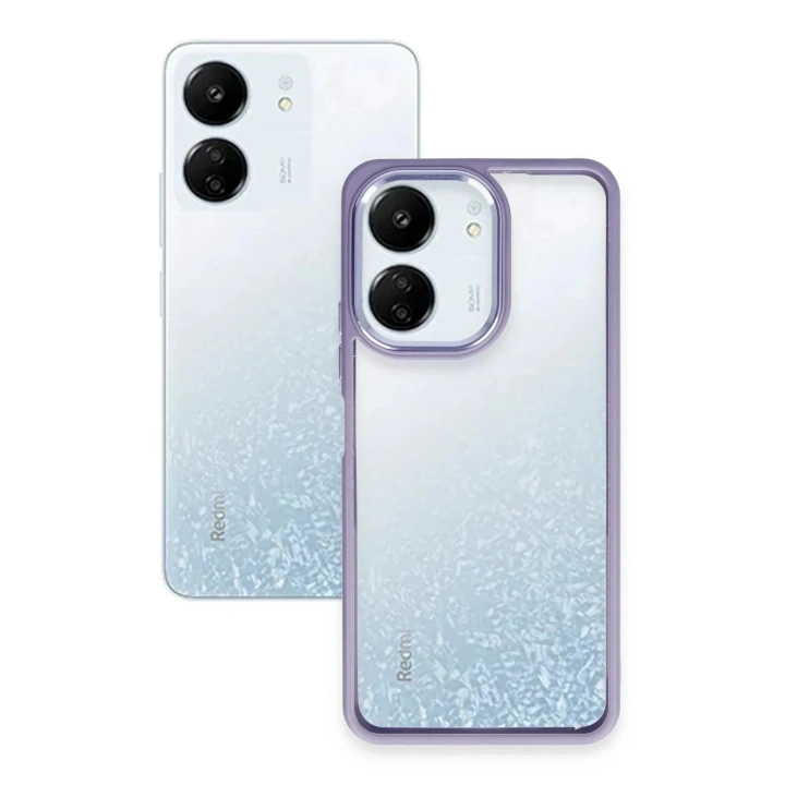 Mey İthalat®   Redmi 13C Kılıf Power Silikon - Lila