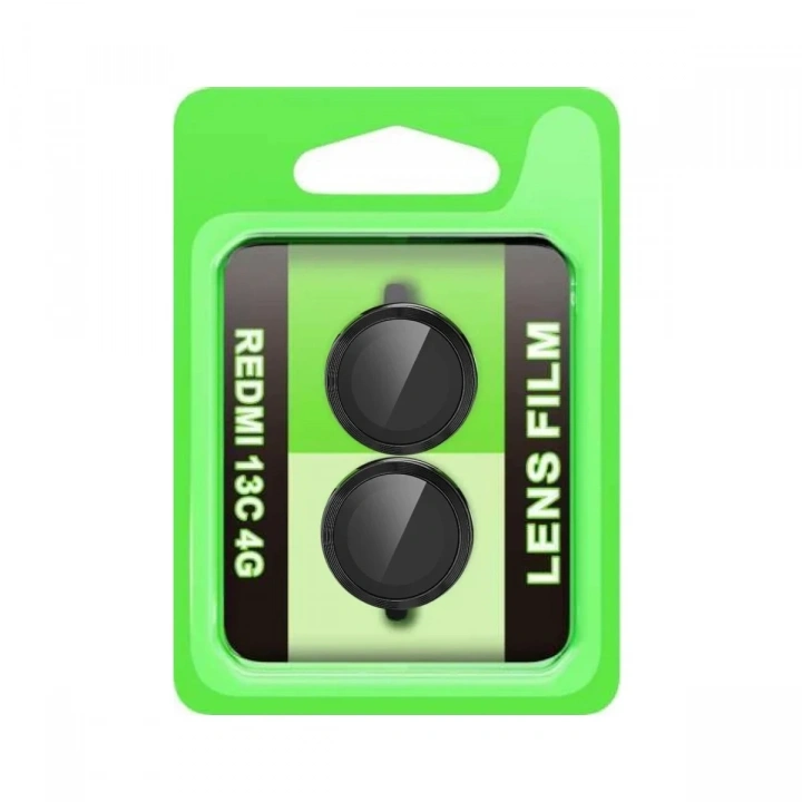 Mey İthalat®   Redmi 13C Raze Metal Kamera Lens - Siyah