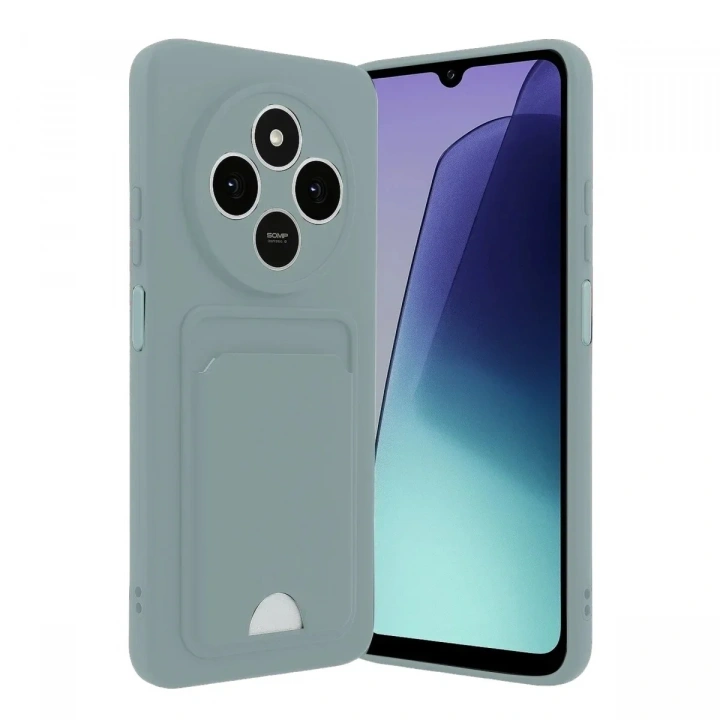 Mey İthalat®   Redmi 14C Kelvin Kartvizitli Silikon - Açık Yeşil