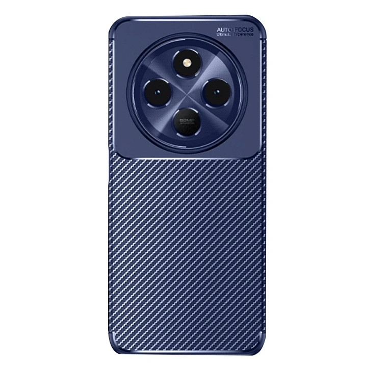 Mey İthalat®   Redmi 14C Kılıf Auto Focus Karbon Kapak - Lacivert