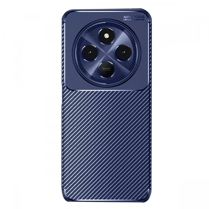 Mey İthalat®   Redmi 14C Kılıf Auto Focus Karbon Kapak - Lacivert