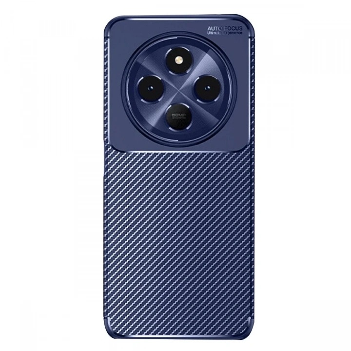 Mey İthalat®   Redmi 14C Kılıf Auto Focus Karbon Kapak - Lacivert
