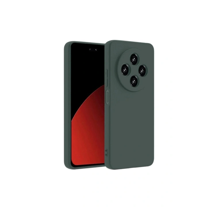 Mey İthalat®   Redmi 14C Kılıf First Silikon - Koyu Yeşil